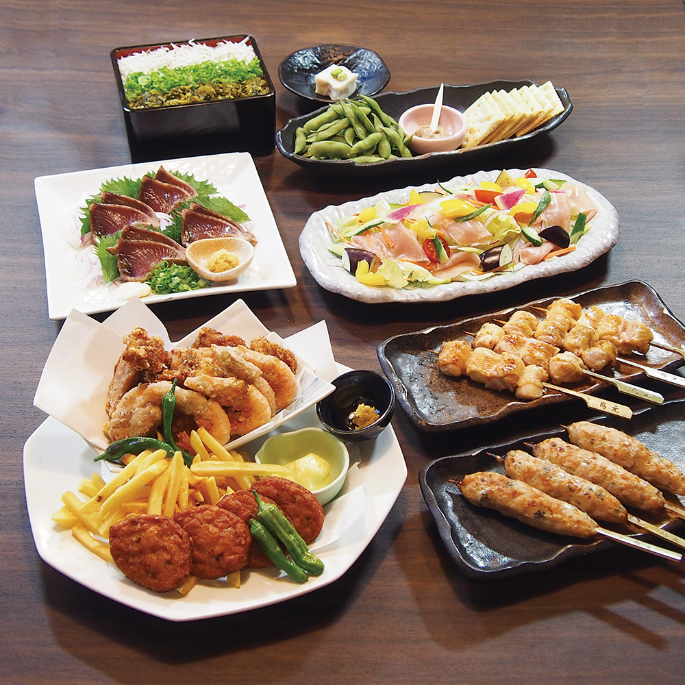 鳥元のカジュアルコース<全7品>飲み放題込み3,500円